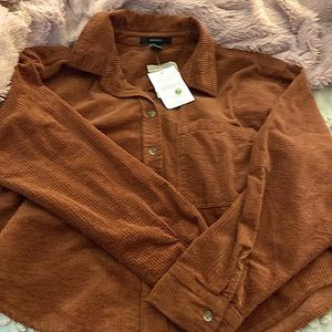WOVEN SHIRT/LSLY RUST